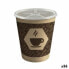 Фото #1 товара Стакан с крышкой Algon Картон Одноразовые Кафе 36 штук (12 Предметы)