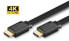 Фото #2 товара MicroConnect HDMI High Speed flat cable - 3m - 3 m - HDMI Type A (Standard) - HDMI Type A (Standard) - 3840 x 2160 pixels - 3D - Black