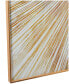 by Cosmopolitan Porcelain Radial Starburst Framed Wall Art with Gold-Tone Aluminum Frame, 39.50" x 2" x 39.50"