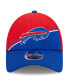 ფოტო #2 პროდუქტის Men's Red, Royal Buffalo Bills 2023 Sideline 9FORTY Adjustable Hat