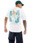 Фото #3 товара Jack & Jones oversized scenic back print t-shirt in white