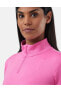 Фото #6 товара Футболка женская Nike One Half Zip Long Sleeve Top - Pink