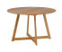 Фото #3 товара Обеденный стол ebuy24 Yadikon Ø120cm, с дополнительными плитами декора из дуба.