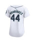 Фото #2 товара Women's Julio Rodriguez White Seattle Mariners Home Limited Player Jersey