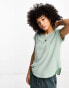 Фото #1 товара ONLY zip back blouse in sage green