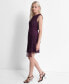 ფოტო #3 პროდუქტის Women's Round-Neck Sleeveless A-Line Dress