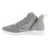 Propet Travelbound High Top Womens Grey Sneakers Casual Shoes WAA006MGRY