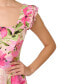 ფოტო #4 პროდუქტის Women's Floral-Print High-Low Midi Dress