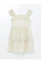Фото #1 товара Платье для малышей LC WAIKIKI LCW Kids Kare Yaka Короткое платье для девочек
