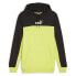 Puma Essentials Block Pullover Hoodie Mens Black, Yellow Casual Outerwear 847428 XL - фото #1