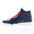 Фото #10 товара Reebok Royal BB4500 HI 2.0 Mens Blue Leather Lifestyle Sneakers Shoes