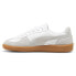 Фото #3 товара Puma Palermo Lace Up Mens Grey, White Sneakers Casual Shoes 39646412