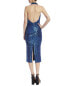 Фото #2 товара Jewel Badgley Mischka Sequin Cowl Midi Dress Women's 16