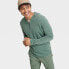 Фото #2 товара Men's Long Sleeve Merino Wool Hoodie - All in Motion North Green S
