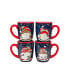 Фото #7 товара Holiday Magic Gnomes 4 Piece Mug Set