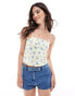 Фото #2 товара ASOS DESIGN blue gingham cami top