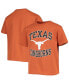 Big Boys Texas Orange Texas Longhorns Circling Team Jersey T-shirt