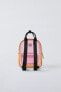 Multicoloured vinyl mini backpack