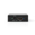 Фото #1 товара Nedis VSPL3472AT - HDMI - 2x HDMI - Black - Metal - 4K Ultra HD - 60 Hz