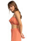 ფოტო #3 პროდუქტის Juniors' Golden Tropic Cotton Crochet-Trim Crop Top