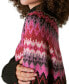 Фото #1 товара Women's Fair Isle Turtleneck Sweater
