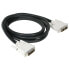 Фото #3 товара C2G 2m DVI-I M/M Single Link Digital/Analogue Video Cable - 2 m - DVI-I - DVI-I - Male - Male - Black