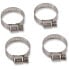 MOOSE HARD-PARTS 13-39 mm Hose Clamp 4 units Серебристый - фото #1