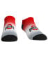 ფოტო #1 პროდუქტის Men's and Women's Socks Ohio State Buckeyes Dip-Dye Ankle Socks