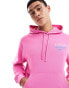 Nike graphic back print hoodie in pink