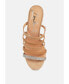 Фото #2 товара Women's Peaches Strapped Rhinestone Embellished Sandals