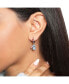 ფოტო #2 პროდუქტის Lilo & Stitch Hoop Earrings with Dangle Stitch Charm