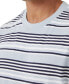 Фото #3 товара Men's Loose Fit Stripe T-Shirt