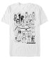 ფოტო #1 პროდუქტის Star Wars Men's Classic Cantina Cartoon Short Sleeve T-Shirt