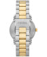 ფოტო #3 პროდუქტის Men's Heritage Automatic Two-Tone Stainless Steel Bracelet Watch 43mm
