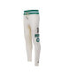 ფოტო #4 პროდუქტის Men's Cream Boston Celtics Retro Classic Fleece Sweatpants