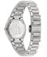 Salvatore Women's Swiss Elliptical Stainless Steel Bracelet Watch 28mm