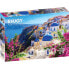 Фото #1 товара Puzzle Sie Santorini Ansicht mit Blumen