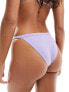 Weekday Ava tanga bikini bottom in lilac exclusive to ASOS