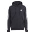 adidas men Essentials Fleece 3-Stripes Hoodie