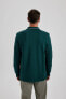 Regular Fit Polo Yaka Pike Sweatshirt B1869ax23au