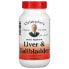 Фото #1 товара Капсулы для пищеварительной системы Christopher's Original Formulas Liver & Gallbladder, 425 мг, 100 вегетарианских.
