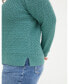 ფოტო #2 პროდუქტის Plus Size Ella Textured Sweater