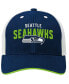 Фото #3 товара Big Boys College Navy Seattle Seahawks Core Lockup Snapback Hat