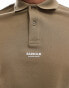 Фото #2 товара Barbour International Formula polo in khaki exclusive to asos