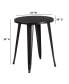 Фото #7 товара Calgary 24" Round Metal Table For Indoor And Outdoor Use