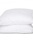 Circles Home European Size 100% Cotton Breathable Pillow Protector with Zipper – White (2 Pack)