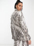 Фото #5 товара ASOS DESIGN sequin slim double breasted suit blazer in silver