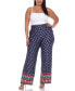 Фото #5 товара Plus Size Printed Palazzo Pants