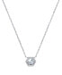 Фото #9 товара De Beers Forevermark diamond Honeycomb Solitaire Pendant Necklace (1/4 ct. t.w.) in 14k White or Yellow Gold, 16" + 2" extender