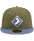 ფოტო #4 პროდუქტის Men's Olive, Blue Chicago White Sox 59FIFTY Fitted Hat